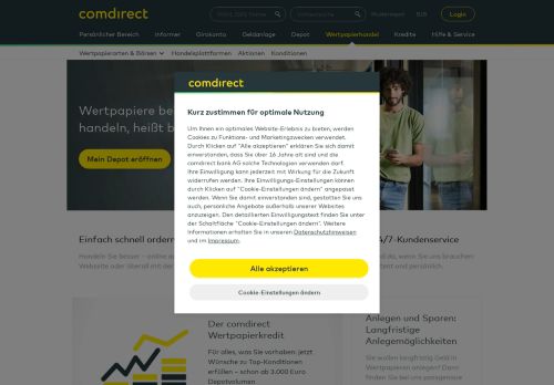 
                            10. Jetzt Wertpapiere bei Deutschlands bester Bank handeln | comdirect.de