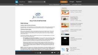 
                            9. Jeunesse wallet setup instructions final - SlideShare