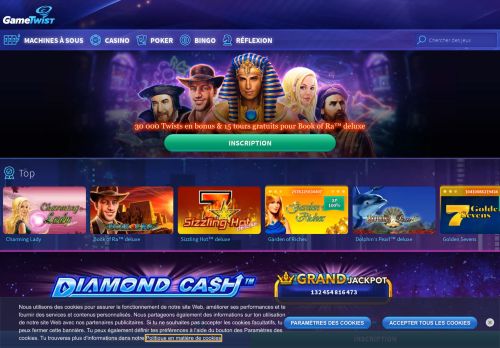 
                            2. Jeux de casino en ligne gratuits | GameTwist Casino