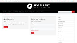 
                            13. Jewellery Domain | Account Login