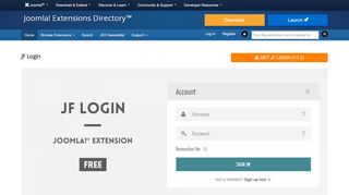 
                            4. JF Login, by JoomForest.com - Joomla Extension Directory