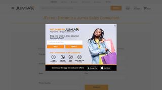 
                            3. JForce Signup - Sign up to be a Jumia Sales Consultant | Jumia Nigeria