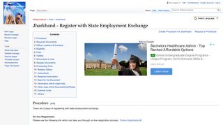 
                            8. Jharkhand - Register with State Employment Exchange