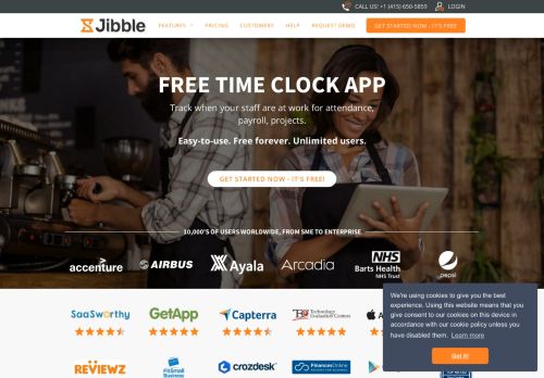 
                            9. Jibble | Time & Attendance Tracking For Teams