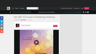 
                            11. Jim Self - A Course in Mastering Alchemy 02/14 by Get Over It ...