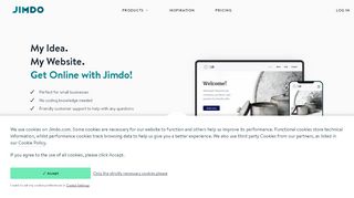 
                            5. Jimdo: Create your own website