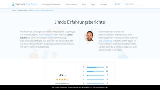 
                            6. Jimdo Erfahrungen: von Nutzern bewertet - WebsiteToolTester