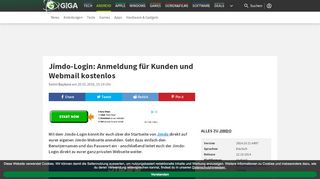 
                            5. Jimdo-Login: Anmeldung für Kunden und Webmail kostenlos – GIGA