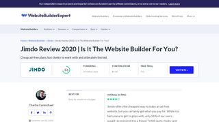 
                            13. Jimdo Review | Is It The Website Builder For You? (Feb 19)