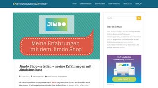 
                            5. Jimdo Shop erstellen – meine Erfahrungen mit JimdoBusiness ...