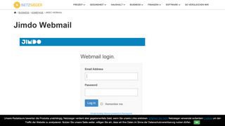 
                            8. Jimdo Webmail | NETZSIEGER