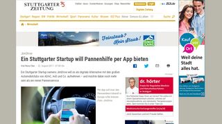 
                            8. JimDrive: Ein Stuttgarter Startup will Pannenhilfe per App bieten ...