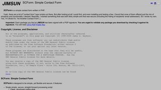 
                            3. JIMSUN - SCForm: Simple Contact Form