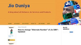 
                            7. Jio Duniya: How to change 