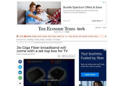 
                            10. Jio Giga Fiber broadband will come with a set top box for TV - The ...