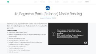 
                            8. Jio Payments Bank - Cointab