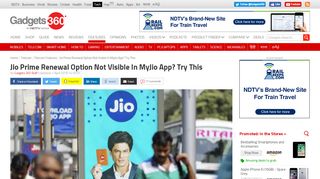 
                            13. Jio Prime Renewal Option Not Visible In MyJio App? Try This ...