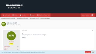 
                            7. jio sso login - Reliance Jio Broadband - Broadband Discussion ...