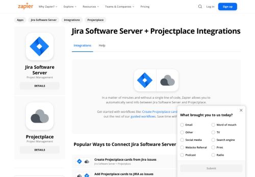 
                            13. Jira + Projectplace Integrations | Zapier