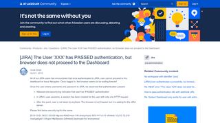 
                            4. [JIRA] The User 'XXX' has PASSED authentication, b...