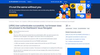 
                            5. [JIRA] User authenticates successfully, but browse...