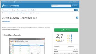 
                            10. Jitbit Macro Recorder | heise Download