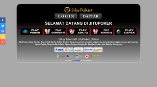 
                            1. Jitupoker - Agen Poker, Domino Online, Terpercaya