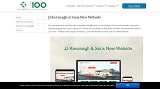 
                            4. JJ Kavanagh & Sons New Website