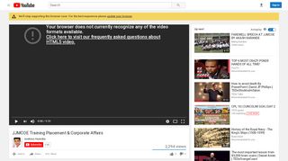 
                            7. JJMCOE Training Placement & Corporate Affairs - YouTube