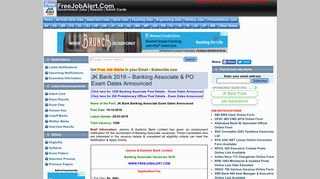 
                            6. JK Bank 2019 – Banking Associate & PO Re Exam Dates Announced