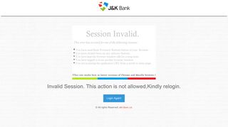 
                            3. J&K Bank E-Banking:User Details