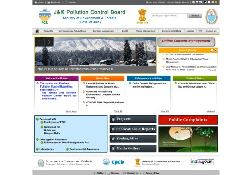 
                            3. J&k State Pollution Control Board: Home