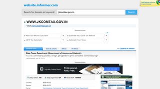 
                            4. jkcomtax.gov.in at WI. State Taxes Department (Government of Jammu ...
