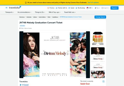 
                            8. JKT48 Melody Graduation Concert Ticket - Traveloka.com