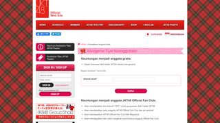 
                            2. JKT48 | Pendaftaran Anggota Gratis