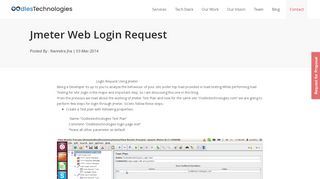 
                            7. Jmeter Web Login Request - Oodles Technologies