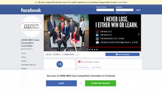 
                            8. JMSB MBA Case Competition Committee - Reviews | Facebook