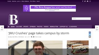 
                            13. 'JMU Crushes' page takes campus by storm | Life | breezejmu.org