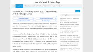
                            4. Jnanabhumi Scholarship Status Check Online | AP Scholarships Status
