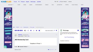 
                            12. JNE Membership Card - Page 8 | KASKUS