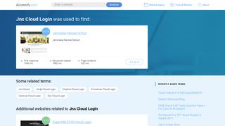 
                            3. Jns Cloud Login at top.accessify.com