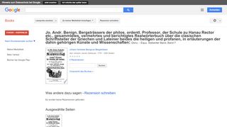 
                            7. Jo. Andr. Benign. Bergsträssers der philos. ordentl. Professor, ... - Google Books-Ergebnisseite