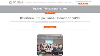 
                            9. Jo Lima - Resiliência | Grupo Dimed. Eldorado do Sul/RS