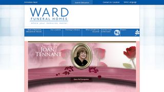 
                            10. Joan Tennant Login - Brampton, Ontario | Ward Funeral Homes ...