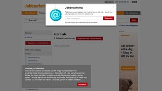 
                            11. Job ads - 4 pro ab | Jobbsafari