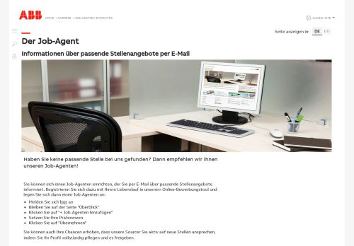 
                            13. Job-Agenten einrichten | ABB