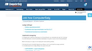 
                            6. Job - ComputerSalg.dk - online MEGAstore