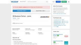 
                            12. Job: HR Business Partner - Jumia at Jumia in Cairo, Egypt | ...