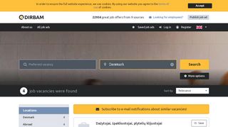 
                            13. Job in Denmark 2019 | Vacancies and Job Ads | Dirbam.lt