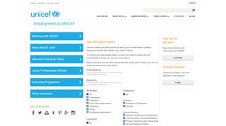 
                            12. Job Mail Subscribe - unicef